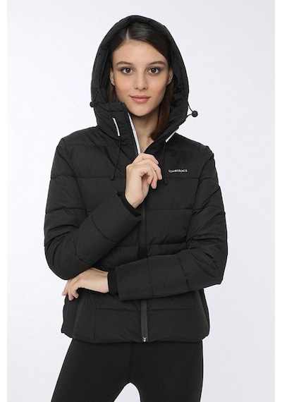 Lumberjack Apreski Coat Erkek Siyah Kadın Mont 2sn31 001