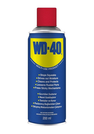 Çok Amaçlı Sıvı, Binlerce Uygulama İçin Yağ Çözücü, Pas Sökücü, Makine Ve Elektrikli Cihazlar İçin Temizleyici Ve Koruyucu, 1x200ml