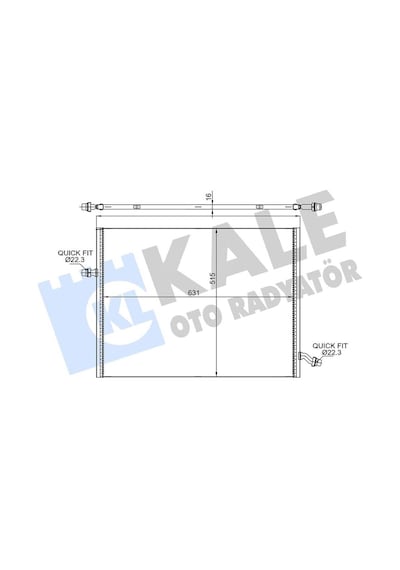 Ilave - 205 - Su Radyatoru Mercedes S-class - Dpmıx-hb - W222 C217 Su Radyatörü