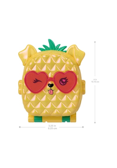Polly Pocket - Ananas Köpekçik Plajı Mini Oyun Seti