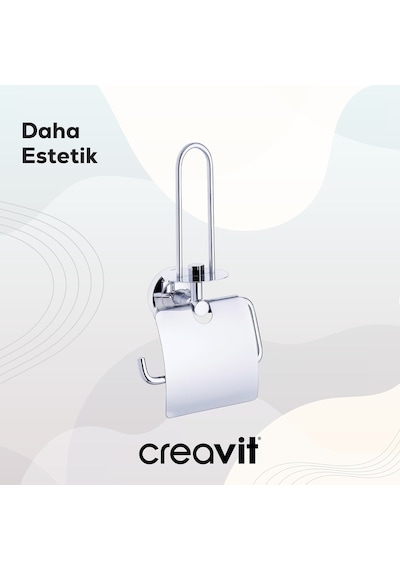 Creavit BR20227 Royale Kapaklı Tuvalet Kağıtlığı Yedekli