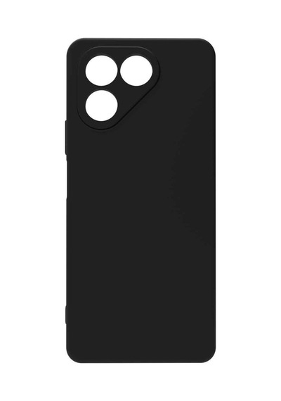 Tecno Pova 7 4g Kılıf Kamera Korumalı Silikon Rubber Arka Kapak Siyah