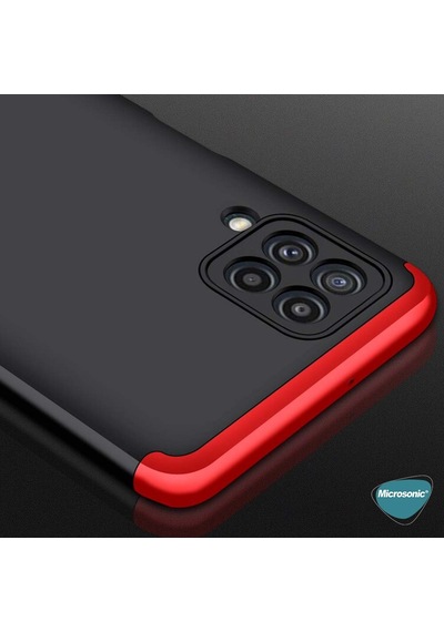 Microsonic Samsung Galaxy Uyumlu A22 Kılıf Double Dip 360 Protective
