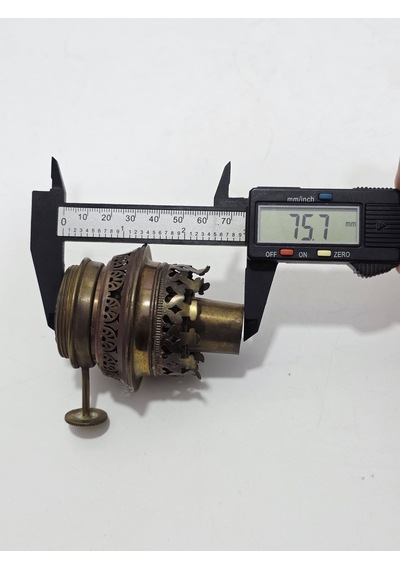 Antika Gaz Lambası Mekanizma Başlığı 027 Altın