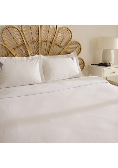 Karaca Home Elune Çift Kişilik %100 Pamuk Pike Takımı Beyaz