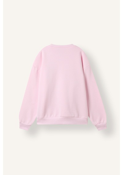 Defacto Relaxed Fit Bisiklet Yaka Pochacco Baskılı Sweatshirt Kız Çocuk I5076a826aupn633 Pembe-pn633