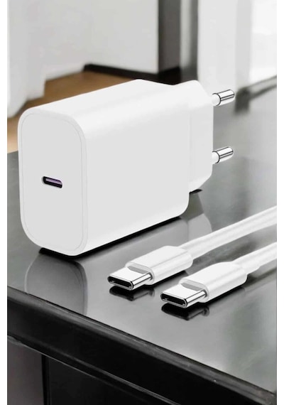 Apple OS  Uyumlu Type-c Girişli Hızlı Şarj 15/15 Pro Max Adaptör Ve Kablosu Belirtilmemiş 38412906