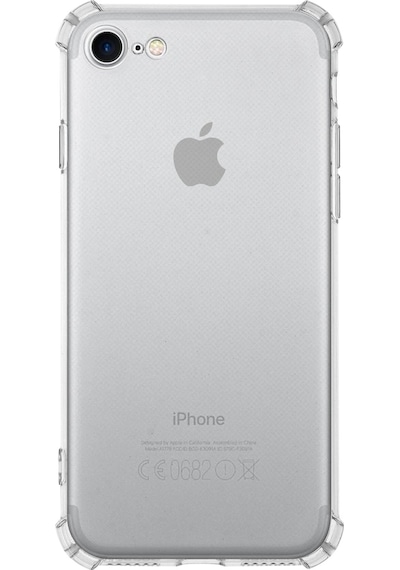 Apple Uyumlu iPhone  SE 2020 Kapak Şeffaf Airbag Köşe Korumalı Antishock Silikon Kılıf