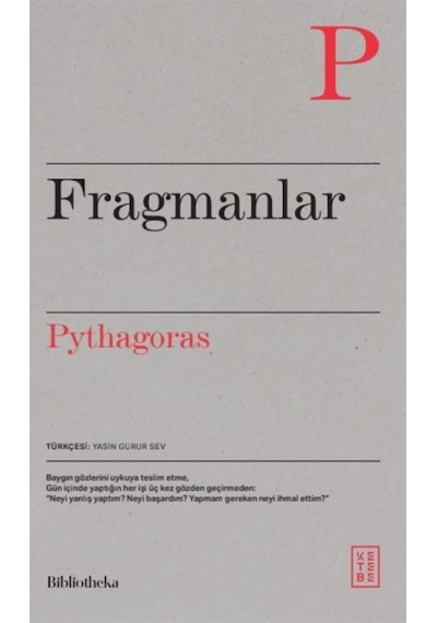 Fragmanlar / Pythagoras