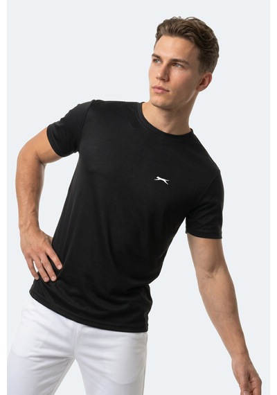 Slazenger Keanu Erkek Siyah Tişört
