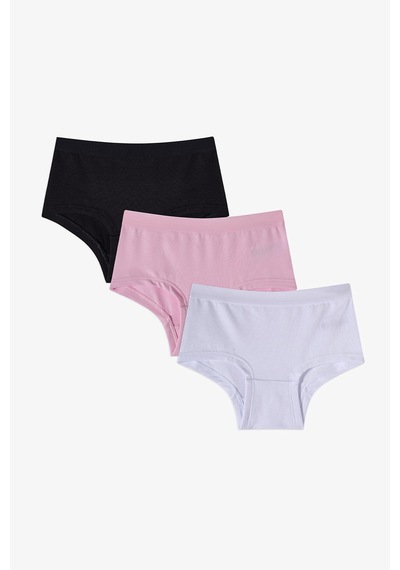 Penti Kız Çocuk Basic Çok Renkli 3lü Hipster Külot