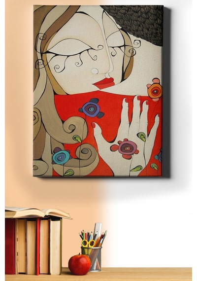 Webstyle Sayılarla Boyama Seti Kasnaklı Sevgili 60 X 75 Cm