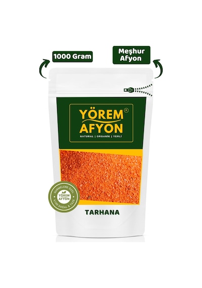 Yörem Afyon Meşhur Afyonkarahisar 12 Çeşit Karışımlı Ev Yapımı Güneşte Kurutulmuş Tarhana 1000gr.