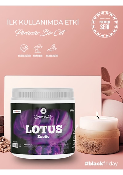 Smoothly Lotus Kalıcı Kokulu Peeling 800 G