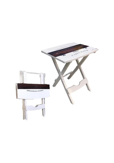 Tr Çok Amaçlı Pratik Katlanır Plastik Masa 44x38 Cm Katlanır Sehpa Portatif Piknik Masası Ders Masası Genel