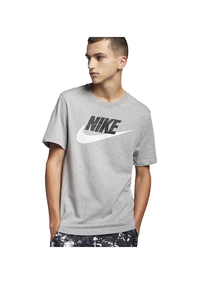 Nike M Nsw Tee Icon Futura Erkek Günlük Tişört Grey Grey