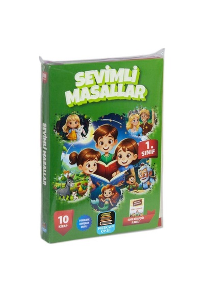 1. Sınıf İlk Okuma Serisi Sevimli Masallar 10 Kitap + Cin Ali ...