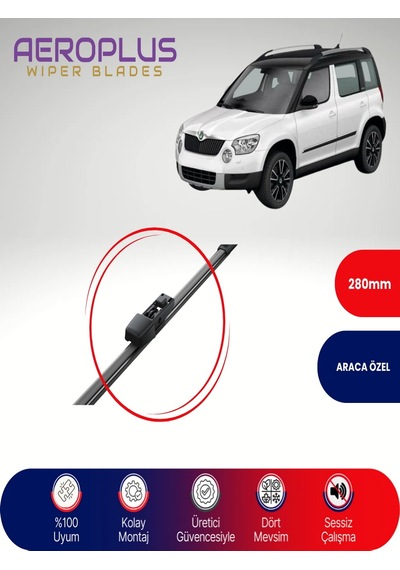Aeroplus Skoda Yeti Arka Silecek 2009-2016