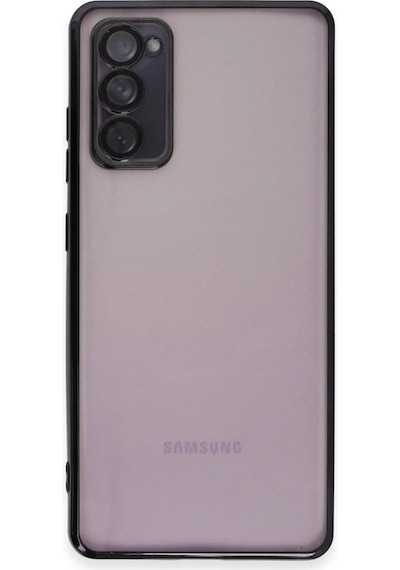 Tedar Samsung Galaxy Uyumlu S20 Fe Kılıf Razer Lensli Silikon - Siyah Najmaddin standart