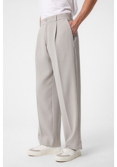 Antioch Baggy Fitilli Erkek Pantolon Taş