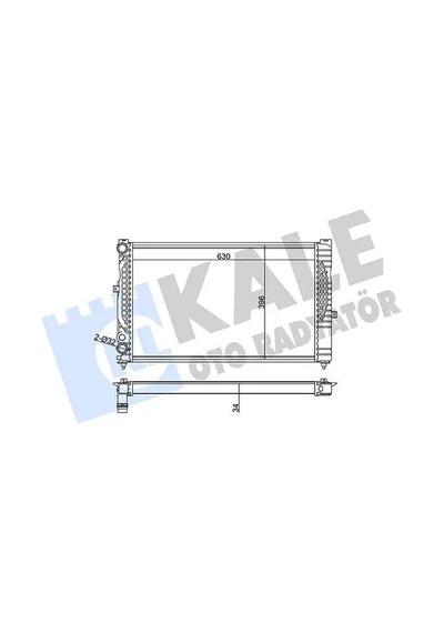 Skoda Superb 1 Motor Radyatoru 1.9 Tdi 2007-2008 Bpz Kale 367500