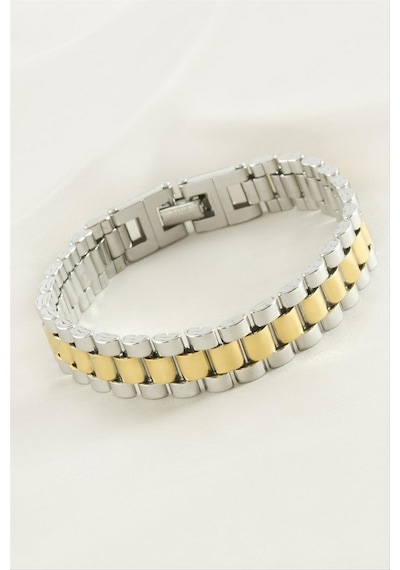 Ilkeshop Zincir Çelik Bileklik - Ebruli 07221554