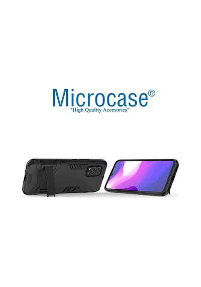 Xiaomi Mi 10 Lite Youth 5G Alfa Armor Standlı Perfect Koruma Kılıf