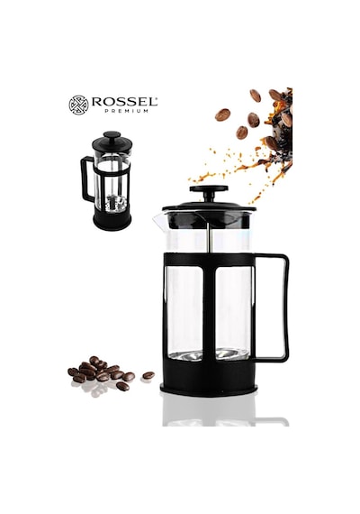 Chef Star Cam French Press 350 ml Siyah MNB03050 Siyah