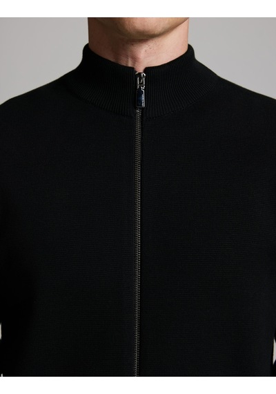Pierre Cardin Siyah Regular Fit Fermuarlı Triko Hırka 50330164-vr046