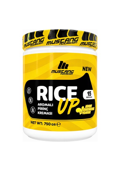 Mustang Nutrition Rice Up Pirinç Kreması 750 Gr 15 Servis Limon Cheesecake