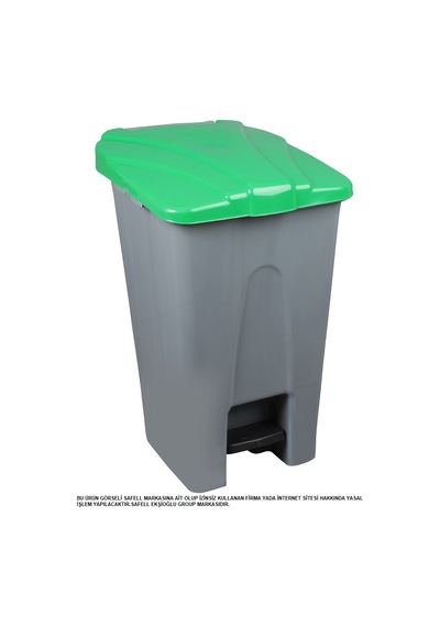 Safell Pedallı Kağıt Plastik Cam Ayrıştırma Kovası