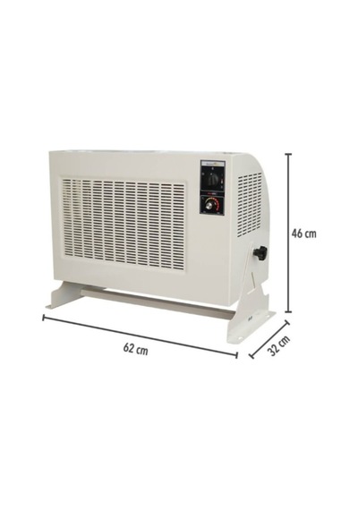 Pro 12.000w Trifaze Elektrikli Fanlı Isıtıcı Krem