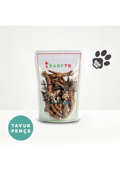 Barftr Tavuk Pençe Çiğnemelik Atıştırmalık Ödül Maması 500 Gram Köpekler İçin