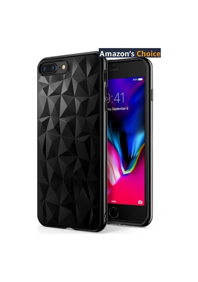 Ringke Air Prism 3d Elmas Yansıması Apple Uyumlu iPhone 7/8 Plus İle Kılıf Ink Black Ultra Hafif Esnek İnce