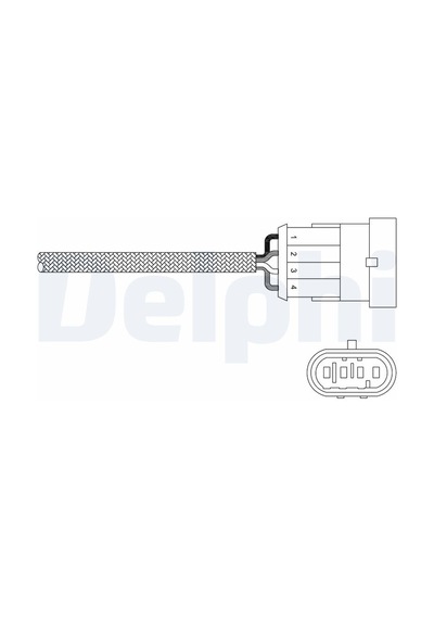 Oksijen Lambda Sensörü - Fiat Ducato, Panda, Doblo, Stilo, Siena, 156, Spider, Gt, 166, Gtv - Delphı-es2034412b1