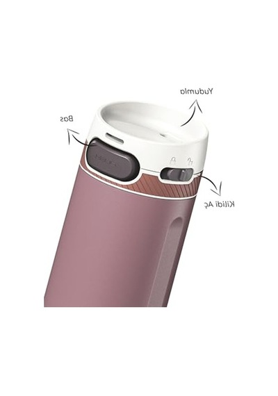 4 Action Trigger-control Çelik Termos 500 Ml Twilight Mauve St-230 Açık Beyaz