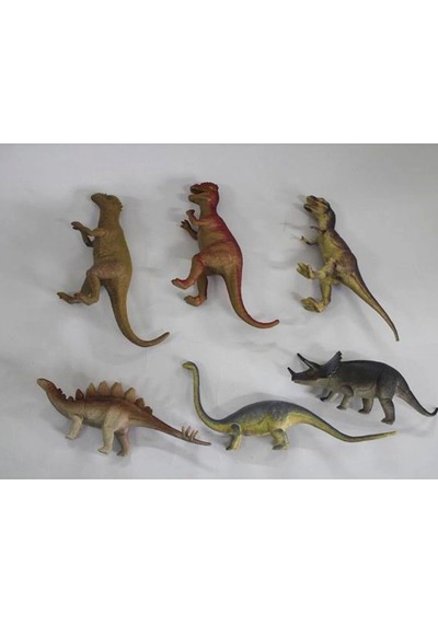 Sh-9001-vardem Poşetli 6pcs 8 İnch Çiftlik Hayvan Ve Dinozor Set Diğer