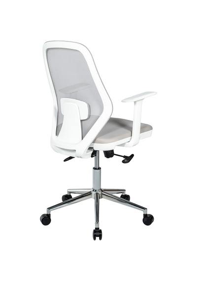 Ofisbazaar Dali Beyaz Fileli Çalışma Koltuğu Ergonomik Şef Ve Toplantı Koltuğu Gri Gri