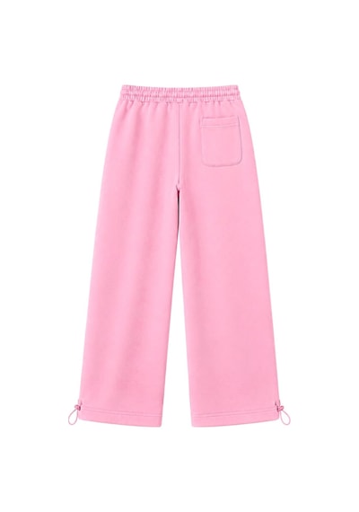 Zaee Basic Ayarlanabilir Paça Baggy Eşofman Altı Pembe