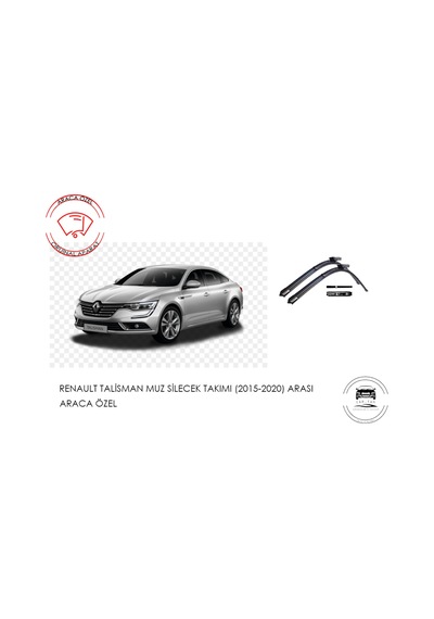 Renault Talisman Muz Silecek Takımı (2015-2020) arası araca özel