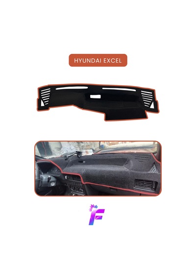 Hyundai Excel Araca Özel Torpido Örtüsü Ön Göğüs Kılıfı Tam Koruma Oto Aksesuar Tc52 Torpido Halısı