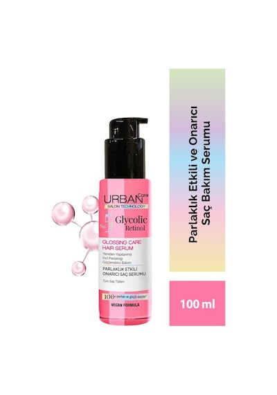 Urban Care Glycolic Retinol Parlaklık Etkili Onarıcı Saç Bakım Serumu-100ml-gloss