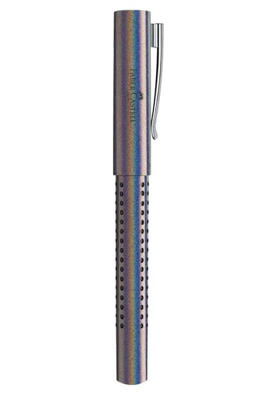 Faber Castell Grip Dolmakalem M Uç Gri Işıltılı Çok Renkli