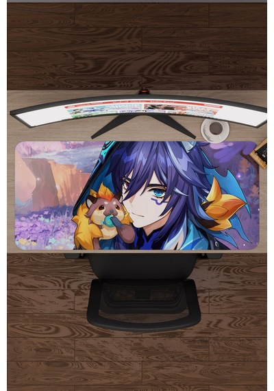 Ororon Genshin Impact Anime Oyuncu V3 - 90x40 Xxl Gaming Mouse Pad Fare Altlığı