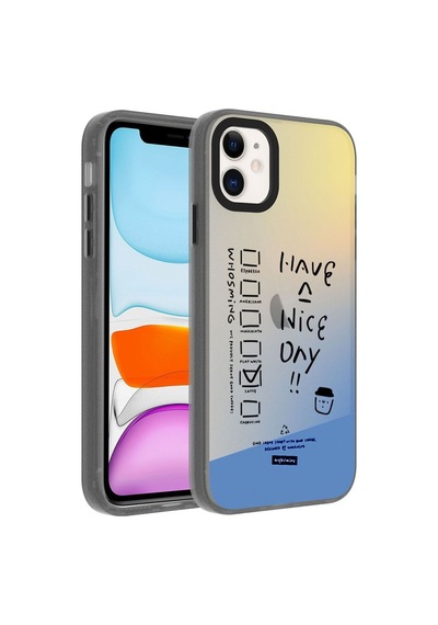 Apple Uyumlu iPhone 11 Kılıf Desenli Zore Dragon Sert Kapak Have
