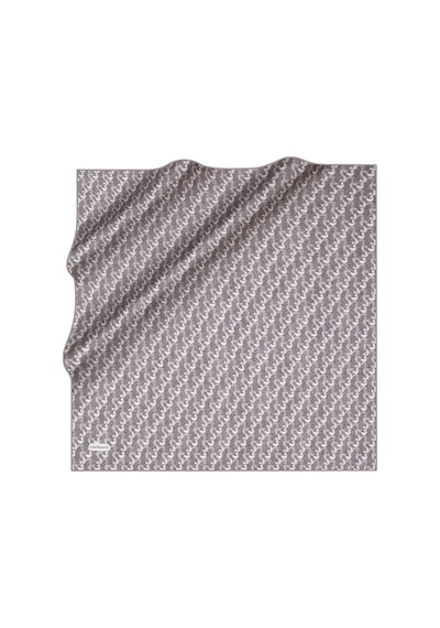 Logo Desenli Cacharel Twill Eşarp Vizon vizon