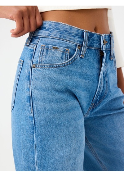 LOFT Wide Leg Regular Fit Kadın Pantolon Lf2040546 Q1.v1 Denim