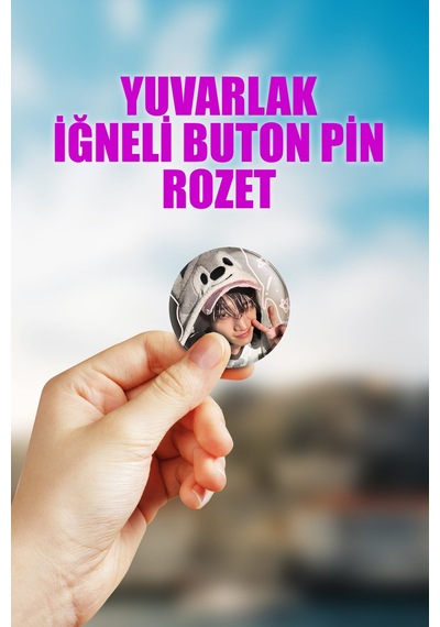 Bang Chan Stray Kids Kpop Çanta Süsü Rozet İğneli Buton Rozet Seti 1 Adet Tekli