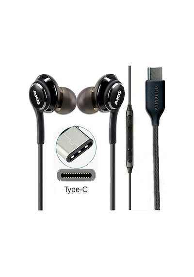 AKG 345YGDSDVBNJU Type-C Kulak İçi Kulaklık