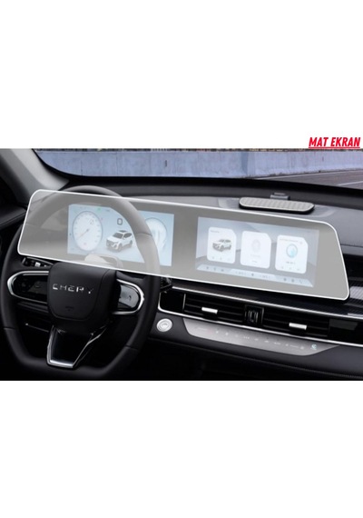 Chery Tıggo 8 Pro Max 2025 Dijital Gösterge Ve Multimedya Uyumlu Mat Ekran Koruyucu